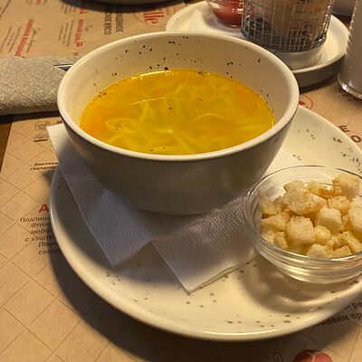 Лапша куриная в Кафе Mister & Missis Grille по цене 120 ₽