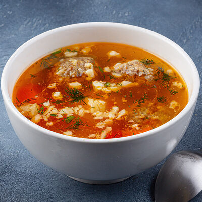 Шурпа тефтели в Узбекская кухня Халяль по цене 350 ₽