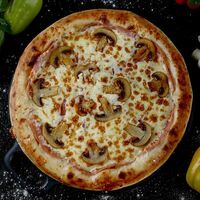 Пицца Ветчина и грибы 38 см в Hot Pizza