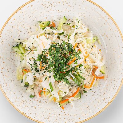 Салат из свежей капусты с огурцом в Вилка Ложка по цене 95 ₽