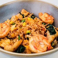 Жареный рис с морепродуктами в Osteria Amici