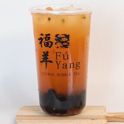 Розовая гуава - Маракуйя в Fu Yang Bubble tea по цене 545 ₽