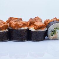 Лосось спайси в Кафе ладья
