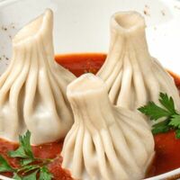 Хинкали Патара с телятиной в Омар Хайям