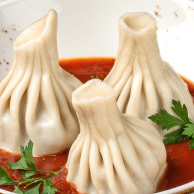 Хинкали Патара с телятиной в Омар Хайям по цене 400 ₽