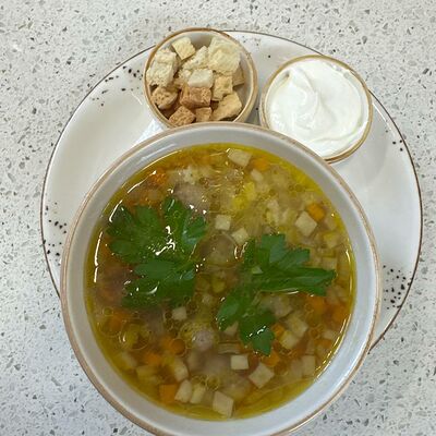 Суп с фрикадельками в Кофеин по цене 230