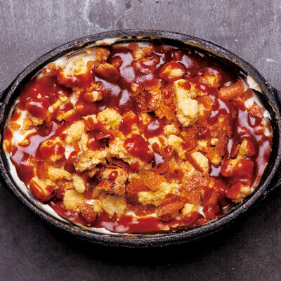 Перевернутый горячий чизкейк из печи в Ваще Огонь по цене 290