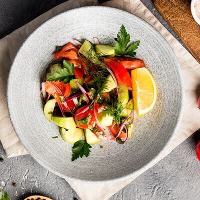 Салат Чобан с фирменной заправкой в A Food по цене 350