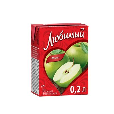 Сок Любимый в Бургерная Артель по цене 70 ₽