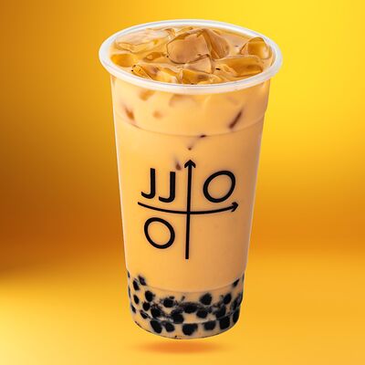 Холодный красный тайский чай без тапиоки в Jin Ju Bubble Tea & Cafe по цене 450 ₽