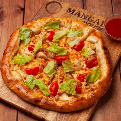 Пицца Цезарь с сырной корочкой в Mangal House по цене 890 ₽