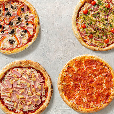 Комбо 4 пиццы в ПАЛКИ-СКАЛКИ по цене 2256 ₽