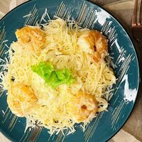 Паста с креветками в Сорт