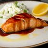 Стейк из лосося с соусом терияки и салатом из огурцов в Сытый Лось по цене 990