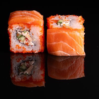 Нью-Йорк с лососем в Sushiland по цене 595 ₽