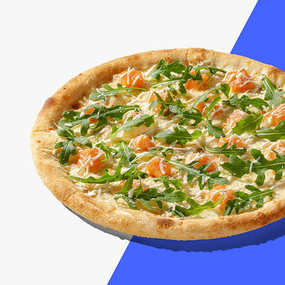 Пицца с лососем и сливочным соусом в 10 идеальных пицц по цене 890