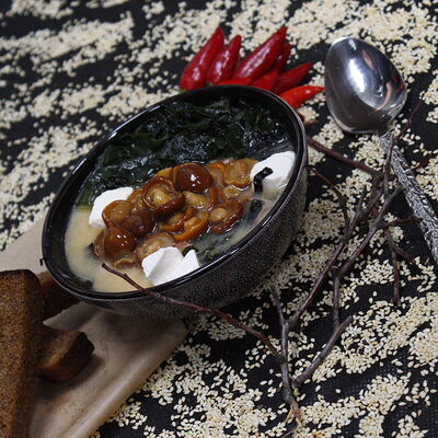 Мисо с грибами в Много пиццы по цене 220 ₽