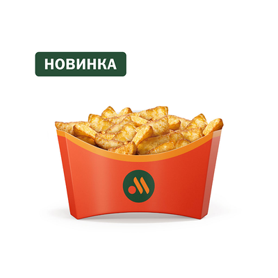 Картофель по-деревенски Двойной в Вкусно – и точка по цене 283 ₽