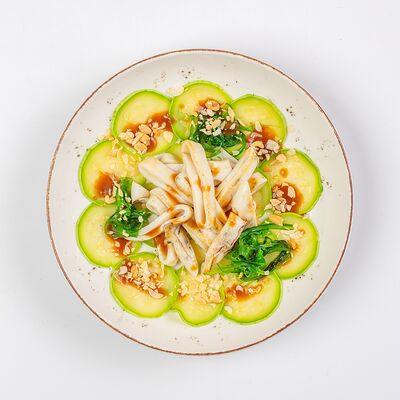 Карпаччо из цукини с кальмаром в Итальянская Пиццерия по цене 529 ₽
