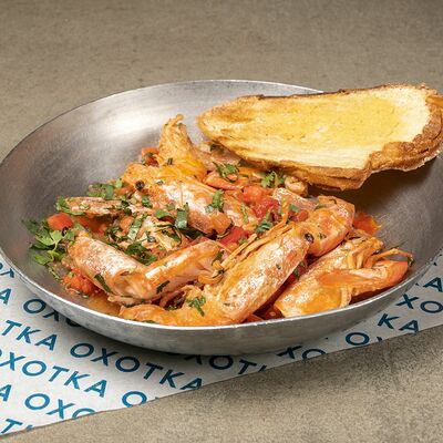 Креветки магаданские в соусе узбекские томаты в Охотка по цене 680 ₽