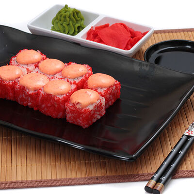 Ролл острый Кунсей запеченный в Sushiwoker по цене 435 ₽