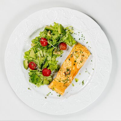 Сливочный омлет с крабом в Sabor de la Vida по цене 2550 ₽