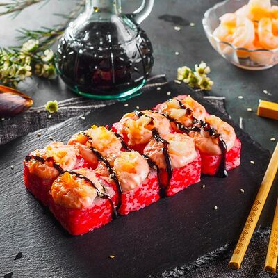 Запеченные с лососем в Maki Family по цене 459