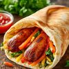 Двойной хот-дог в лаваше в Шаверма на дровах ShawerWood по цене 355