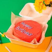 Бенто торт Красный бархат в Мушмула