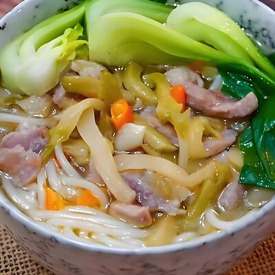 59 Рисовая лапша с курицей и китайскими пикулями в Шасяньская кухня по цене 600 ₽