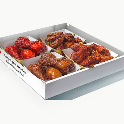 Большой набор Крылья и ножки Ассорти в Mad Chicken по цене 2050 ₽