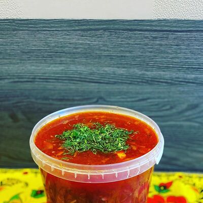 Ведёрко мясного борща в Борщ готов по цене 1199 ₽