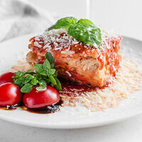 Лазанья болоньезе в Кафе-джелатерия Casa Leone