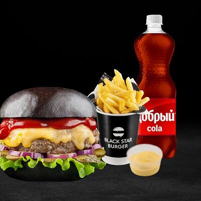 Комбо BBQ в Black Star Burger по цене 1228 ₽