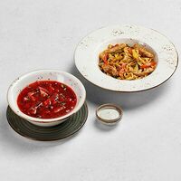 Ланч в ПиццаФабрика