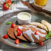 Шоколадные панкейки со сгущенкой в ЛарисуВаннуХочу