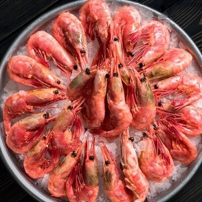 Плато большое из Магаданской северной креветкив Сытый Лось по цене 1960 ₽