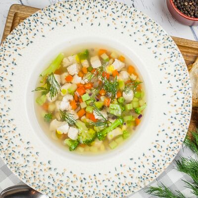 Суп минестроне с индейкой в Eat fresh по цене 390 ₽