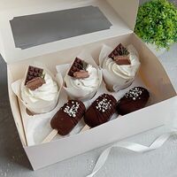 Капкейки и эскимо в подарок для родных и близких, друзей, коллегв Бисквики