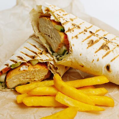 Шашлык в лаваше из курицыв Шаурму Люблю по цене 435 ₽
