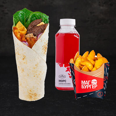 Комбо Деревенский ролл и морс в Магбургер & Братья Караваевы по цене 515