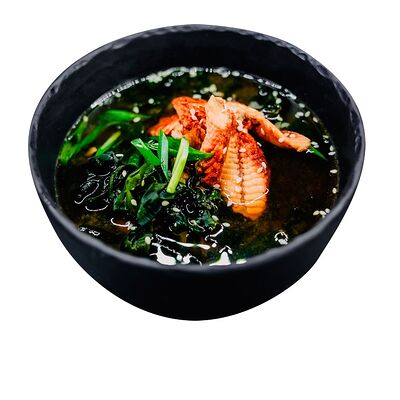 Мисо суп с лососем в Багс Банни от кафеМафия по цене 390