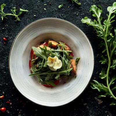 Авторский с хрустящим баклажаном в Траттория Ла Вилла по цене 572 ₽