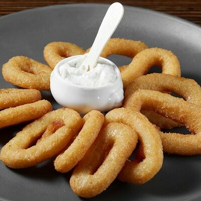 Кольца кальмара в пивном кляре в Линдерхоф по цене 995 ₽