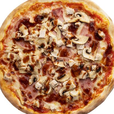 Пицца с соусом барбекю-кола в Cheese Knock по цене 800 ₽