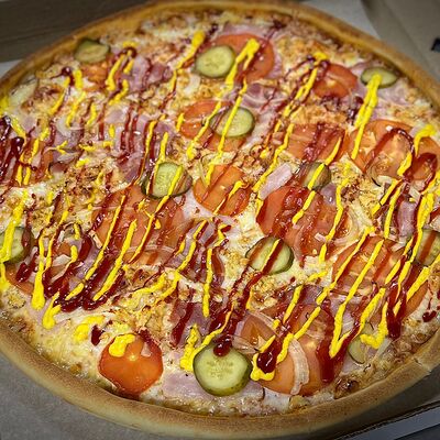 Чизбургер пицца в Siti pizza по цене 989 ₽