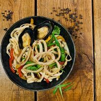 Удон с морепродуктами в Срочновок