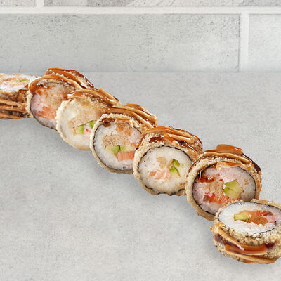 Ролл Темпура лосось в Сеть пиццерий Сицилия по цене 495