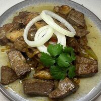 Печень жаренаяв Азия Плов