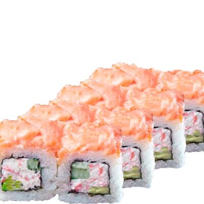 Ролл спайси с лососем в Суши Марго по цене 470 ₽